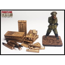 Equipment Bases - FlaK 36 88mm Gun (Bases/Accessories) 28mm WWII FRONTLINE GAMES