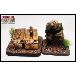 Equipment Bases - FlaK 36 88mm Gun (Bases/Accessories) 28mm WWII FRONTLINE GAMES