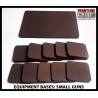 Equipment Bases - Small Gun Bases (for Artillery/AT gun and crew) 28mm WWII FRONTLINE GAMES