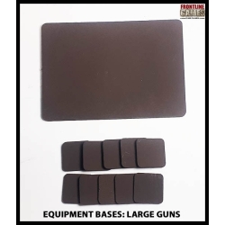 Equipment Bases - Large Gun Bases (for gun and crew) 28mm WWII FRONTLINE GAMES