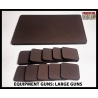 Equipment Bases - Large Gun Bases (for gun and crew) 28mm WWII FRONTLINE GAMES