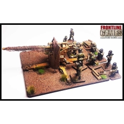Equipment Bases - Very Large Gun Bases (for gun and crew) 28mm WWII FRONTLINE GAMES