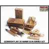 FlaK 36 88mm Gun Ammo set 28mm WWII FRONTLINE GAMES