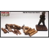 Pak 40 75mm AT Gun Ammo set 28mm WWII FRONTLINE GAMES