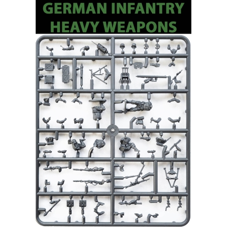 German Heavy Weapons Sprue Sprue (4) 28mm WWII VICTRIX