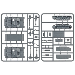 GERMAN StuG III G  w/Shurtzen Tank Destroyer Sprue 15mm WWII BATTLEFRONT FLAMES OF WAR
