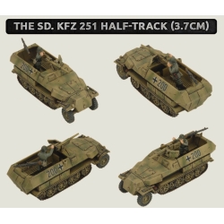 GERMAN 251 (Various types) Sprue 15mm WWII BATTLEFRONT FLAMES OF WAR