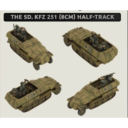 GERMAN 251 (Various types) Sprue 15mm WWII BATTLEFRONT FLAMES OF WAR