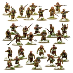 British & Canadian Army infantry (Winter) Boxed set 28mm WWII WARLORD GAMES