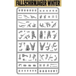 Fallschirmjäger (Winter) Sprue (6) 28mm WWII WARLORD GAMES