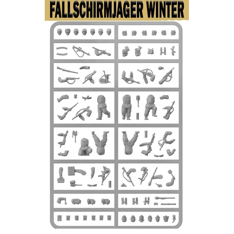 Fallschirmjäger (Winter) Sprue (6) 28mm WWII WARLORD GAMES