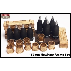 150mm Howitzer Ammo set 28mm WWII FRONTLINE GAMES