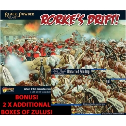RORKE'S DRIFT BATTLE SET + bonus - EXTRA ZULUS!