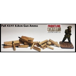 Pak 43-41 8.8cm AT Gun Ammo set 28mm WWII FRONTLINE GAMES