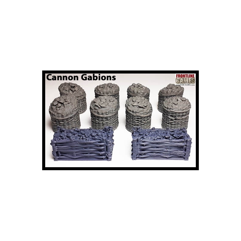 Gabion Defense Set (10) 28mm ECW TYW Pike & Shotte FRONTLINE GAMES