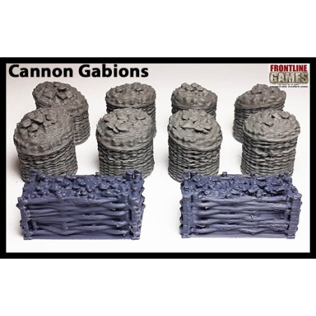 Gabion Defense Set (10) 28mm ECW TYW Pike & Shotte FRONTLINE GAMES
