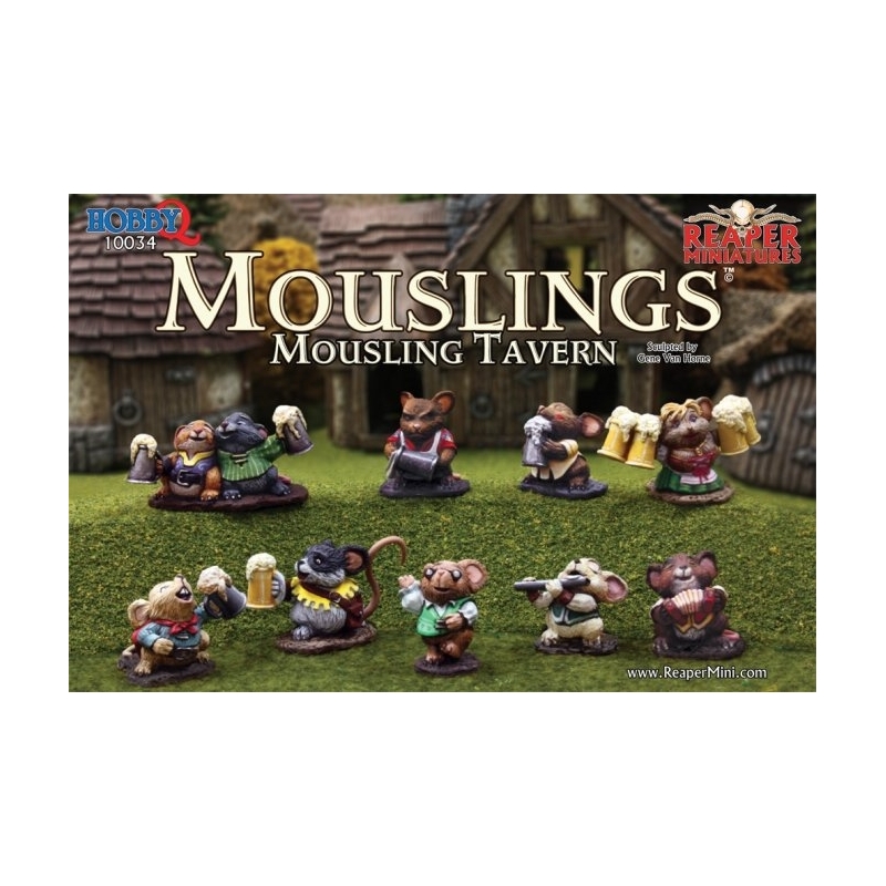 Mousling Tavern DARK HEAVEN LEGENDS MOUSLINGS REAPER MINIATURES