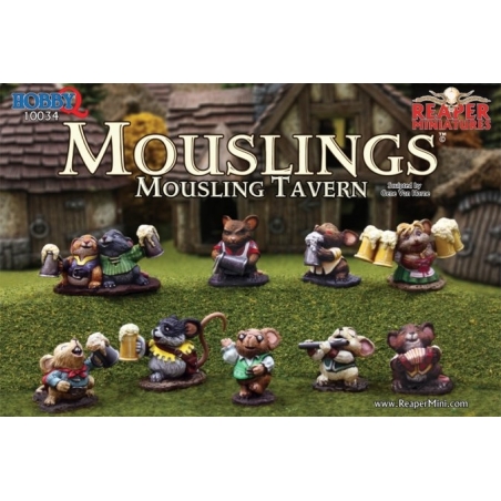 Mousling Tavern DARK HEAVEN LEGENDS MOUSLINGS REAPER MINIATURES