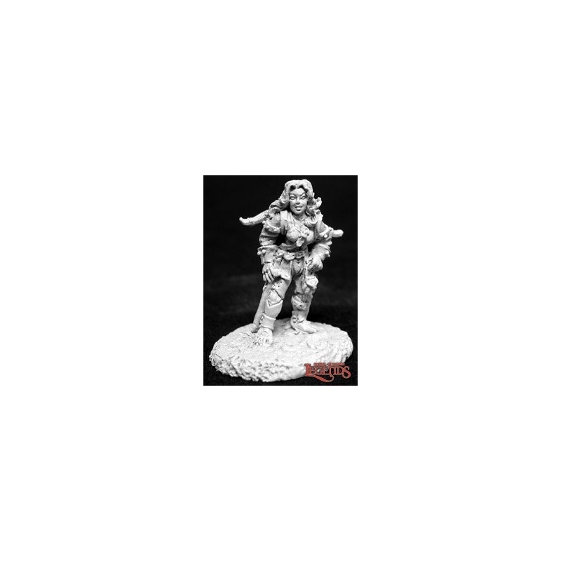 Elia Shadowfeet, Female Halfling Thief DARK HEAVEN LEGENDS REAPER MINIATURES
