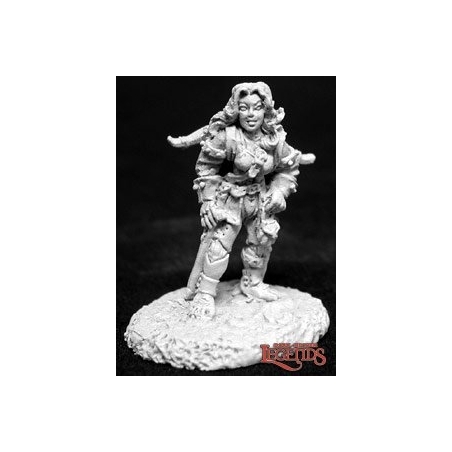 Elia Shadowfeet, Female Halfling Thief DARK HEAVEN LEGENDS REAPER MINIATURES