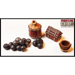 Gabion Cannon Defense System 28mm ECW ACW TYW Pike & Shotte FRONTLINE GAMES