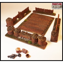 Gabion Cannon Defense System 28mm ECW ACW TYW Pike & Shotte FRONTLINE GAMES