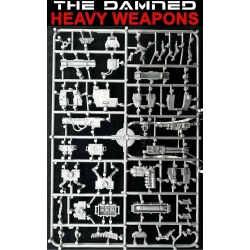 THE DAMNED Heavy Weapons Teams w/Crew Sprues (3 guns plus crews) 28mm WARGAMES ATLANTIC
