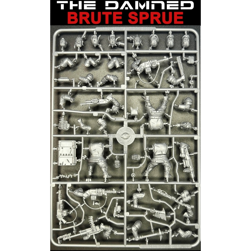 THE DAMNED Brutes (Ogres) Sprue (3) 28mm WARGAMES ATLANTIC