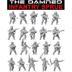 THE DAMNED ARMY BOXED SET (52) 28mm WARGAMES ATLANTIC