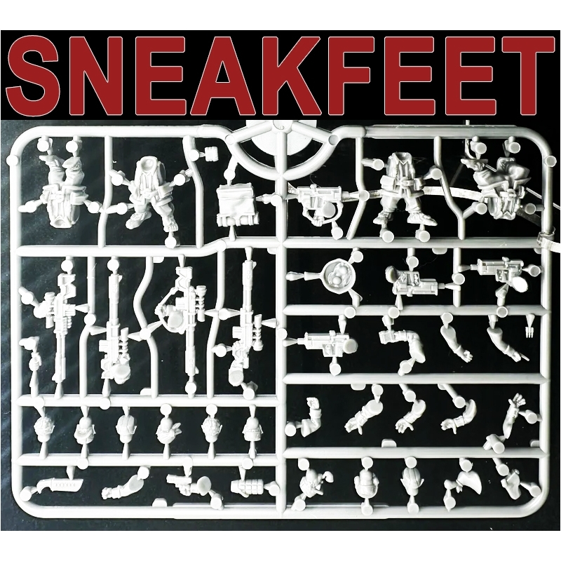 SneakFeet Sprue (4) 28mm WARGAMES ATLANTIC