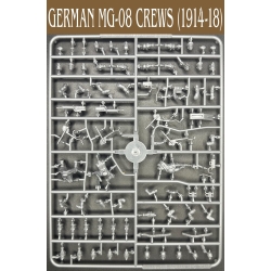 German MG-08 w/Crew (1914-1918) Sprue 28mm WARGAMES ATLANTIC
