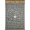 German MG-08 w/Crew (1914-1918) Sprue 28mm WARGAMES ATLANTIC