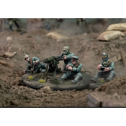 German MG-08 w/Crew (1914-1918) Sprue 28mm WARGAMES ATLANTIC