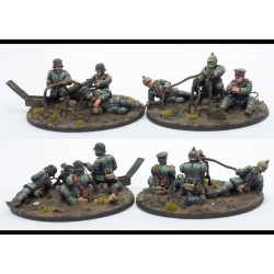 German MG-08 w/Crew (1914-1918) Sprue 28mm WARGAMES ATLANTIC