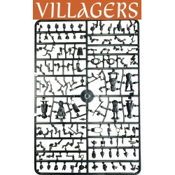 Villagers Sprue (6) 28mm WARGAMES ATLANTIC