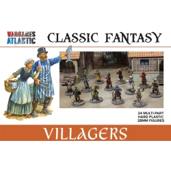 Villagers Boxed Set (24) 28mm WARGAMES ATLANTIC