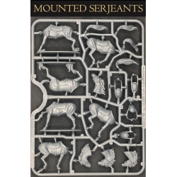 Mounted Serjeants - 1100-1320 Sprue (3) 28mm WARGAMES ATLANTIC