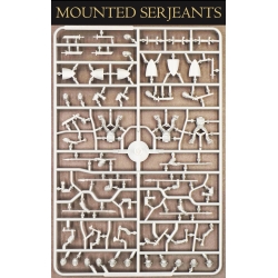 Mounted Serjeants - 1100-1320 Sprue (3) 28mm WARGAMES ATLANTIC