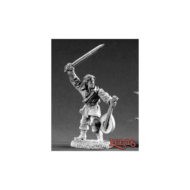 Alfred Redlute Human Bard DARK HEAVEN LEGENDS REAPER MINIATURES