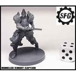 Ironclad Knight Captain SFG IRON KEEP 28mm MINIATURESURES