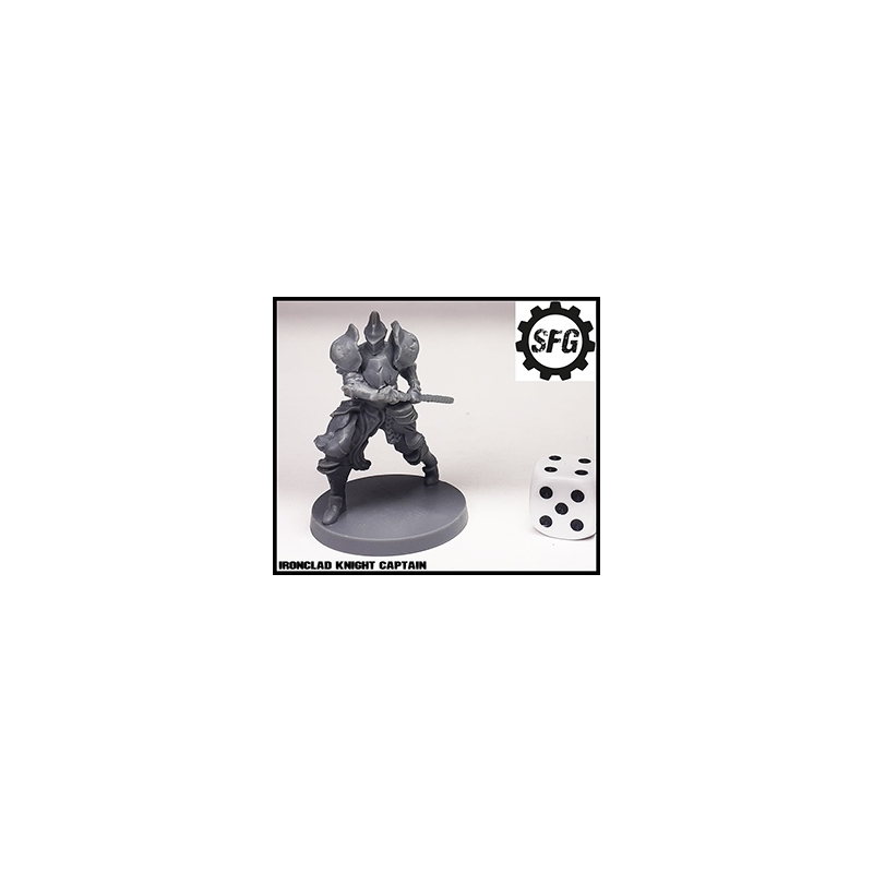 Ironclad Knight Captain SFG IRON KEEP 28mm MINIATURESURES
