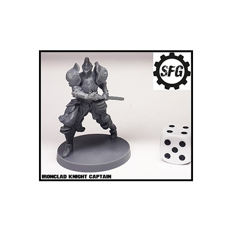 Ironclad Knight Captain SFG IRON KEEP 28mm MINIATURESURES