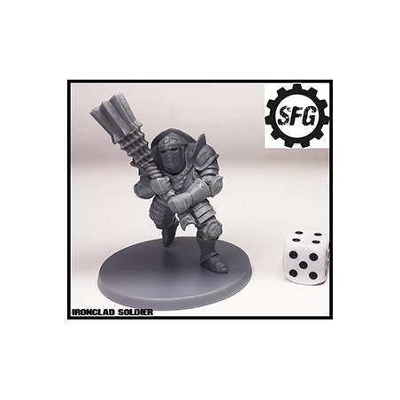 Ironclad Soldier SFG IRON KEEP 28mm MINIATURES