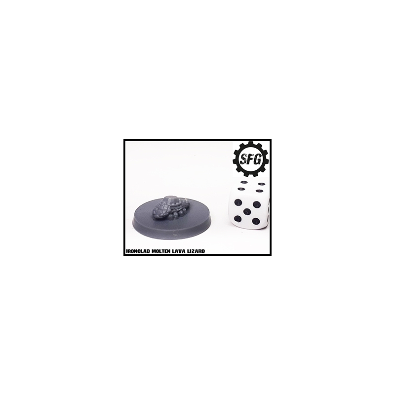 Ironclad Molten Lava Lizard SFG IRON KEEP 28mm MINIATURES