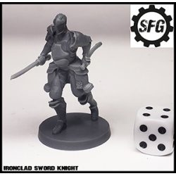 Ironclad Sword Knight SFG IRON KEEP 28mm MINIATURES