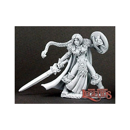 Viking Girl Human Fighter DARK HEAVEN LEGENDS REAPER MINIATURES