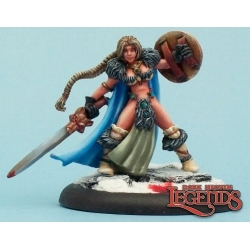 Viking Girl Human Fighter DARK HEAVEN LEGENDS REAPER MINIATURES