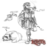 Balto Burrowell, Gnome Gnome Sorcerer DARK HEAVEN LEGENDS REAPER MINIATURES