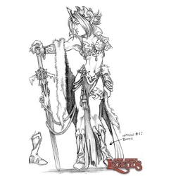 Ice Queen Elf Sorcerer DARK HEAVEN LEGENDS REAPER MINIATURES