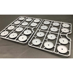 25mm Dual Use Bases Sprue (12)  WARGAMES ATLANTIC